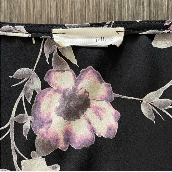 Floral Ruffle Mini Wrap Dress - Picture 7 of 9